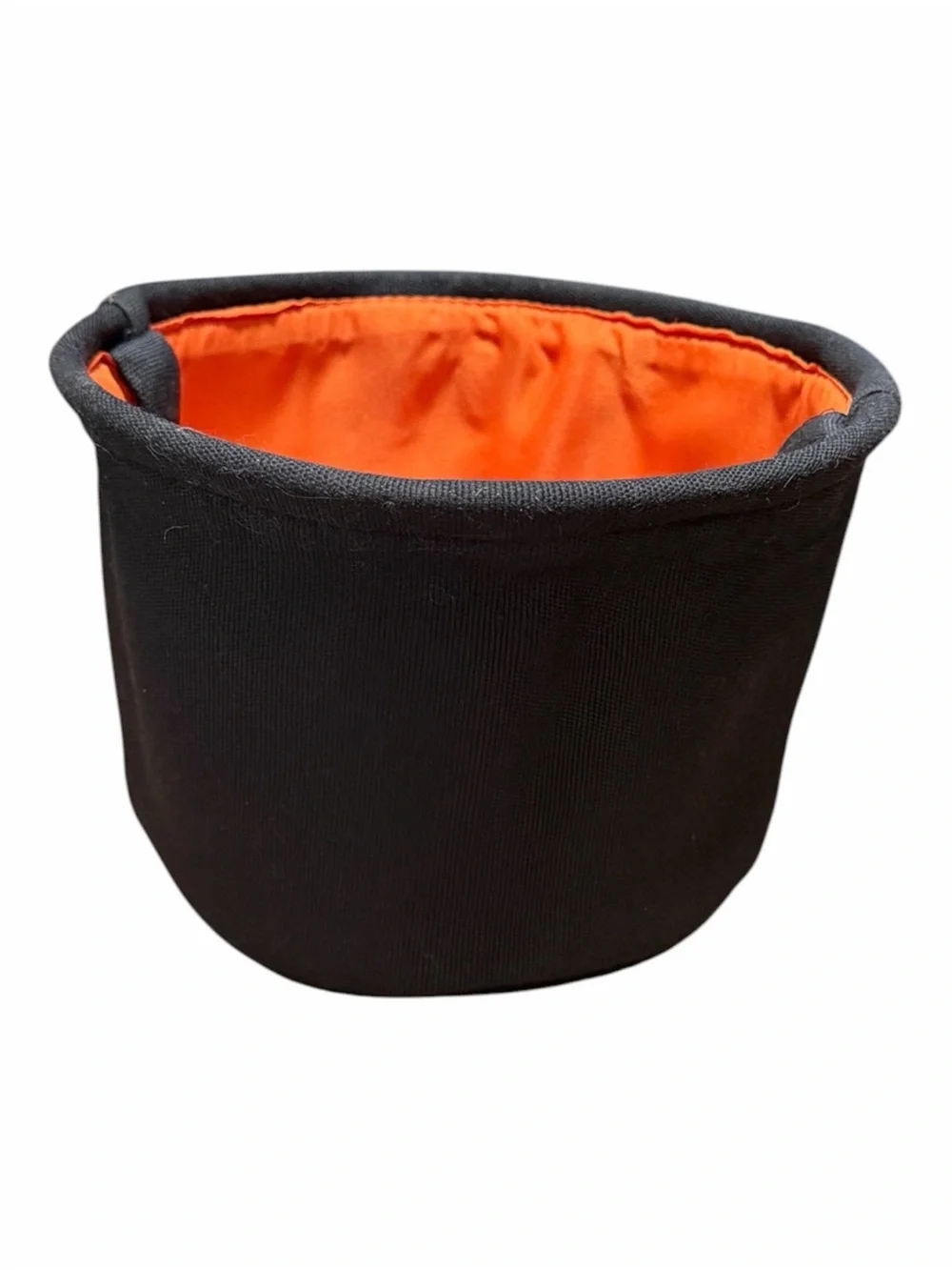 Black and Orange Halloween Trick-or-Treat Bucket